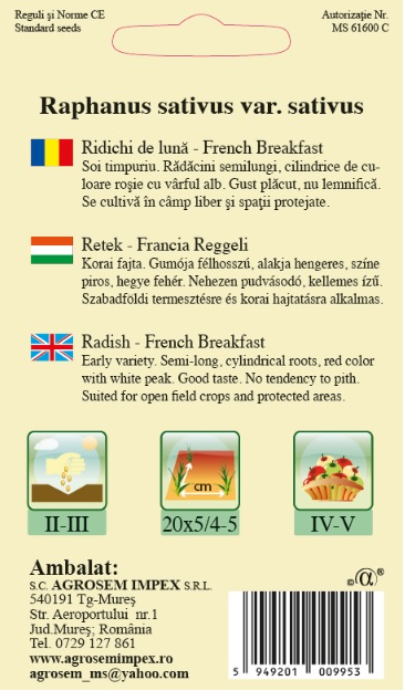 Ridichi de lună - French Breakfast