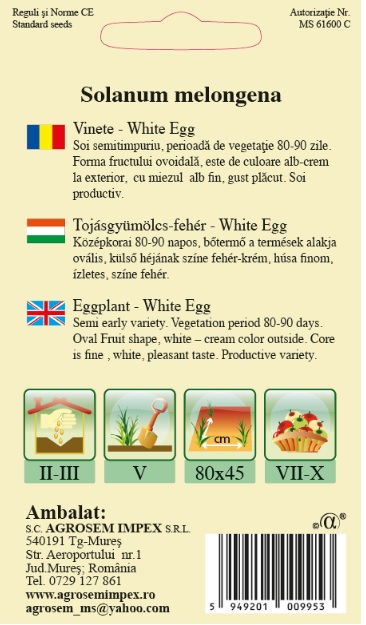 Vinete - White Egg