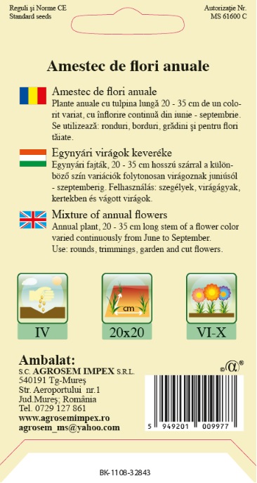 Amestec de Flori Anuale
