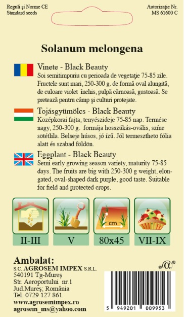 Vinete - Black Beauty