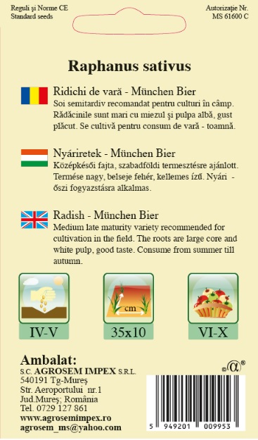 Ridichi de vară - München Bier