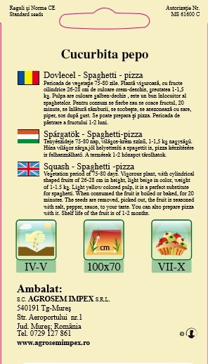 Dovlecel - Spaghetti - Pizza