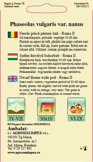 Fasole pitică - Roma II