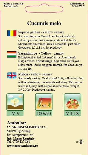 Pepene galben - Yellow Canary