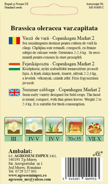 Varză de vară - Copenhagen Market 2