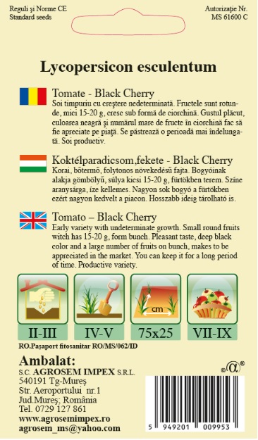 Tomate- Black Cherry