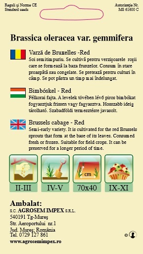 Varză de Bruxelles Red