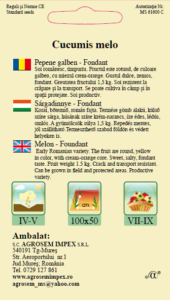 Pepene galben-Fondant